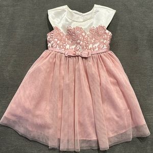 Jona Michelle Pink and white dress